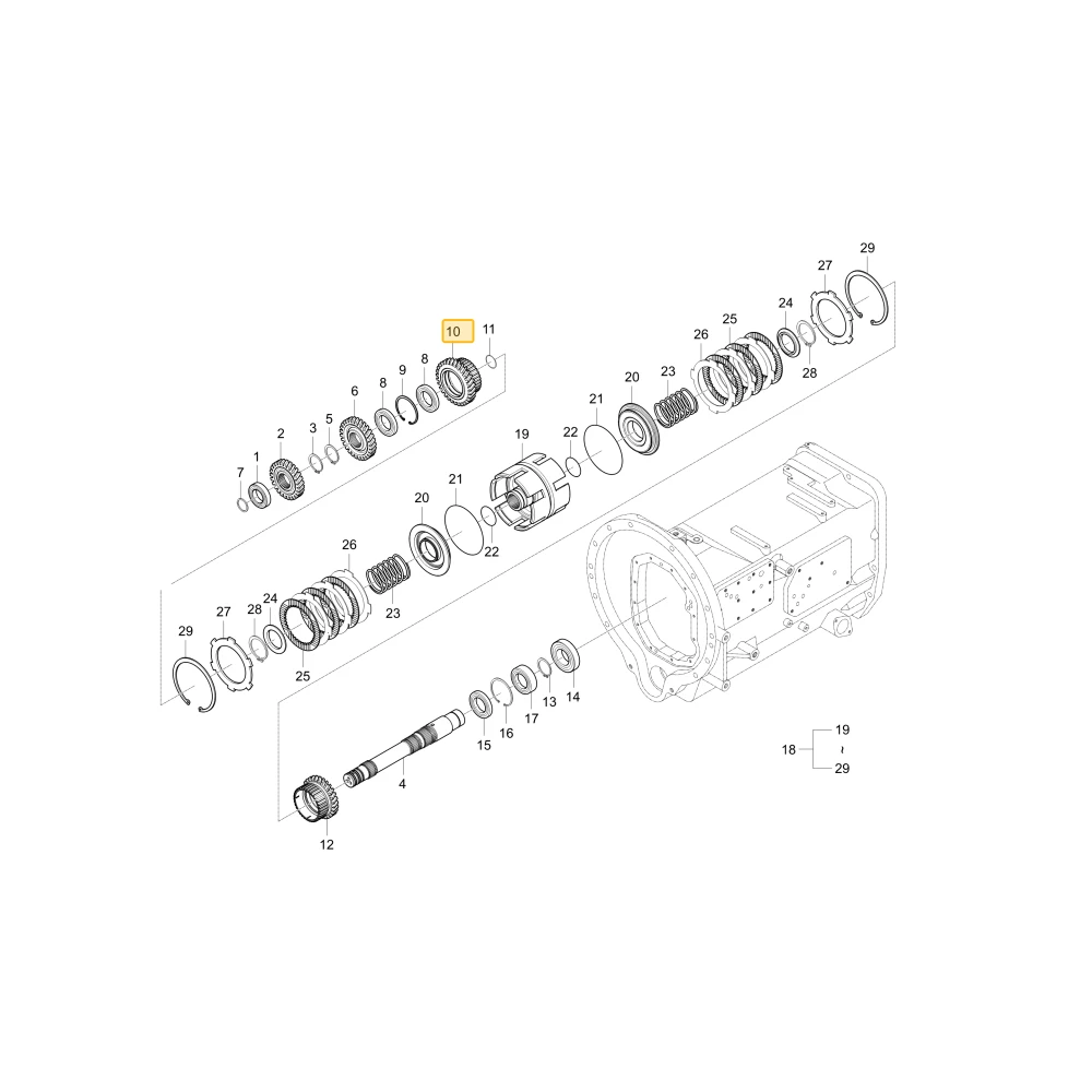 Koło zębate 31 KIOTI T4710-22721