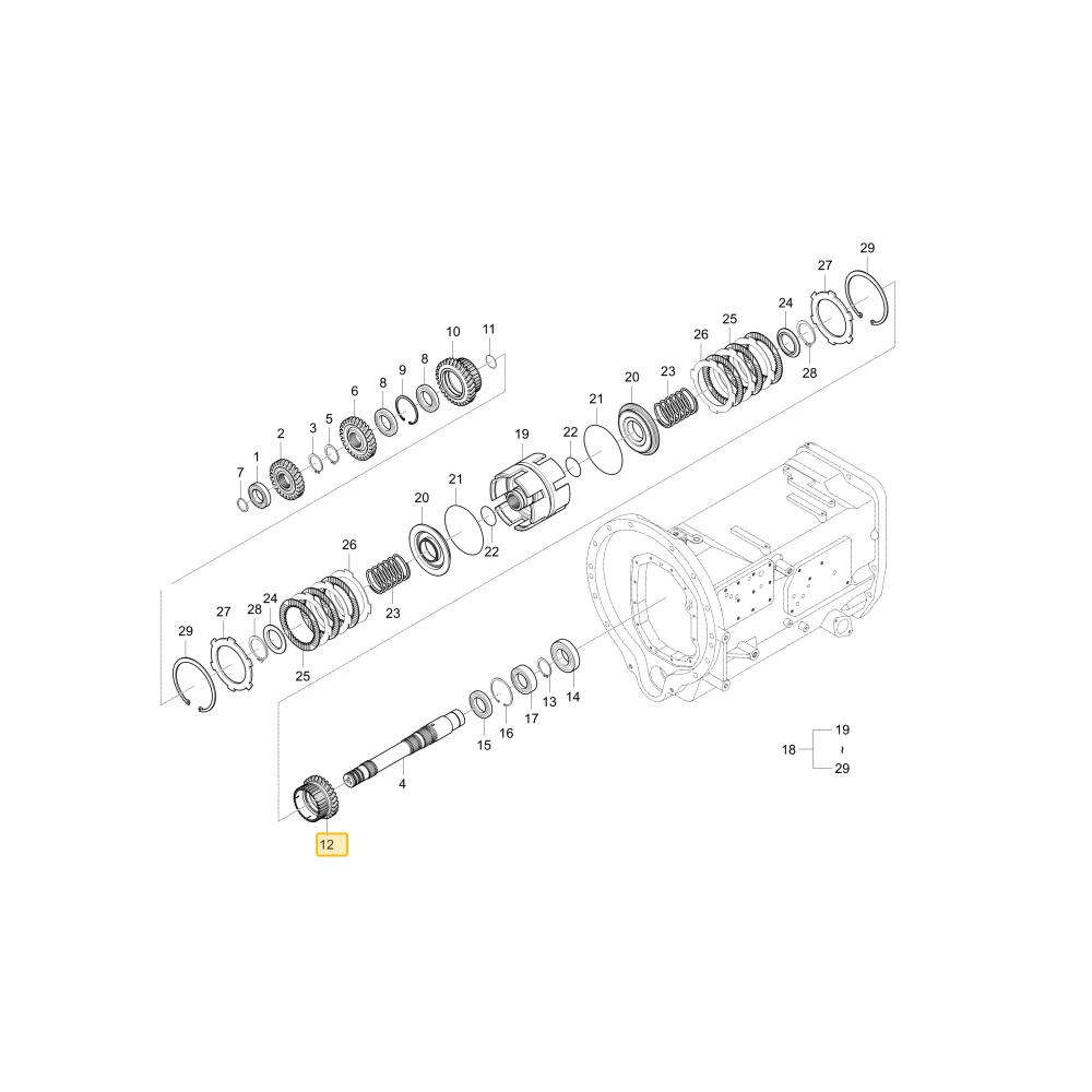 Koło zębate 38 KIOTI T4710-22731