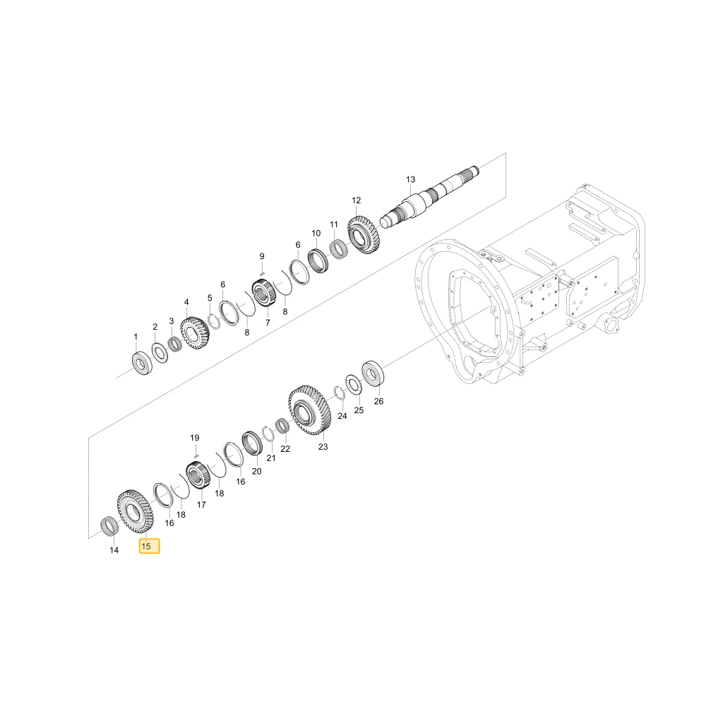 Koło zębate 37 KIOTI T4710-22871