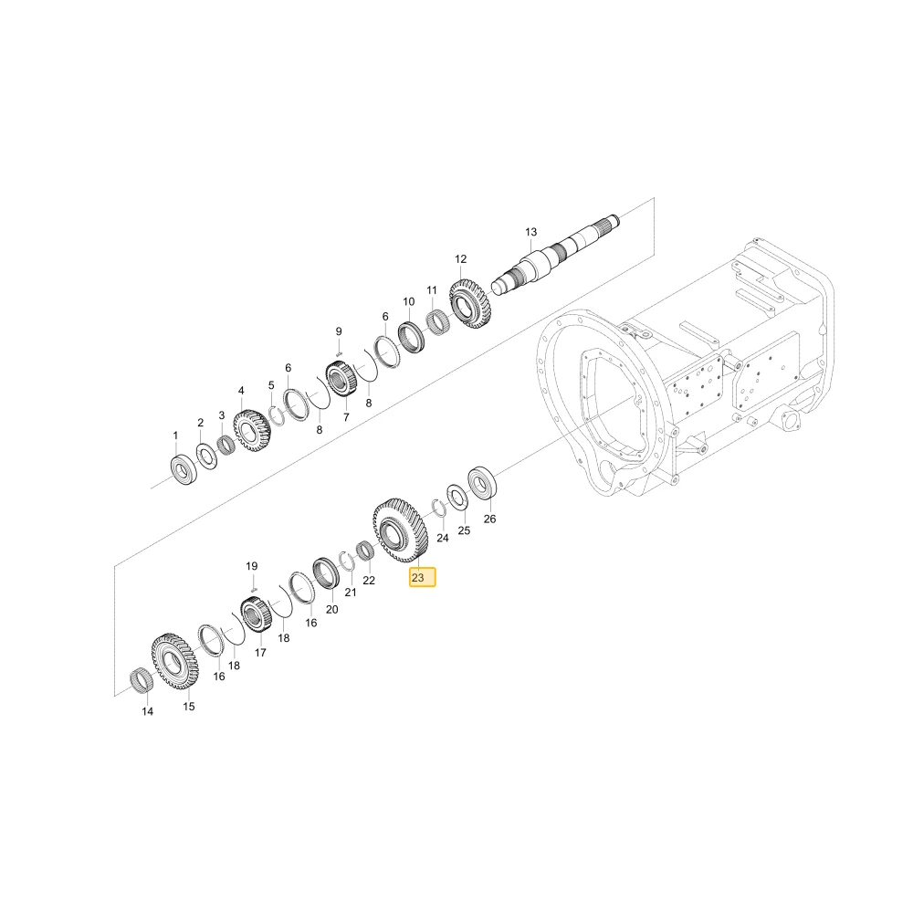 Koło zębate 41 KIOTI T4710-22881