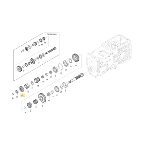 Koło zębate 26 KIOTI T4710-23491