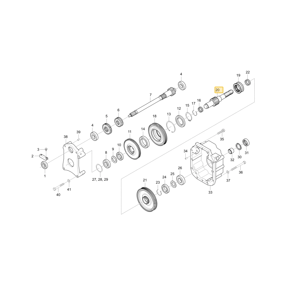Wał WOM KIOTI T4710-25314