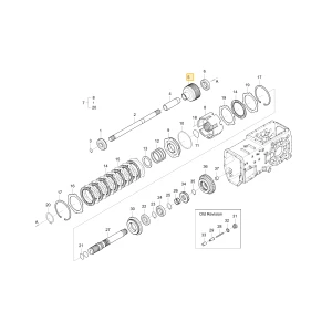 Piasta wielowypustu KIOTI T4710-25361