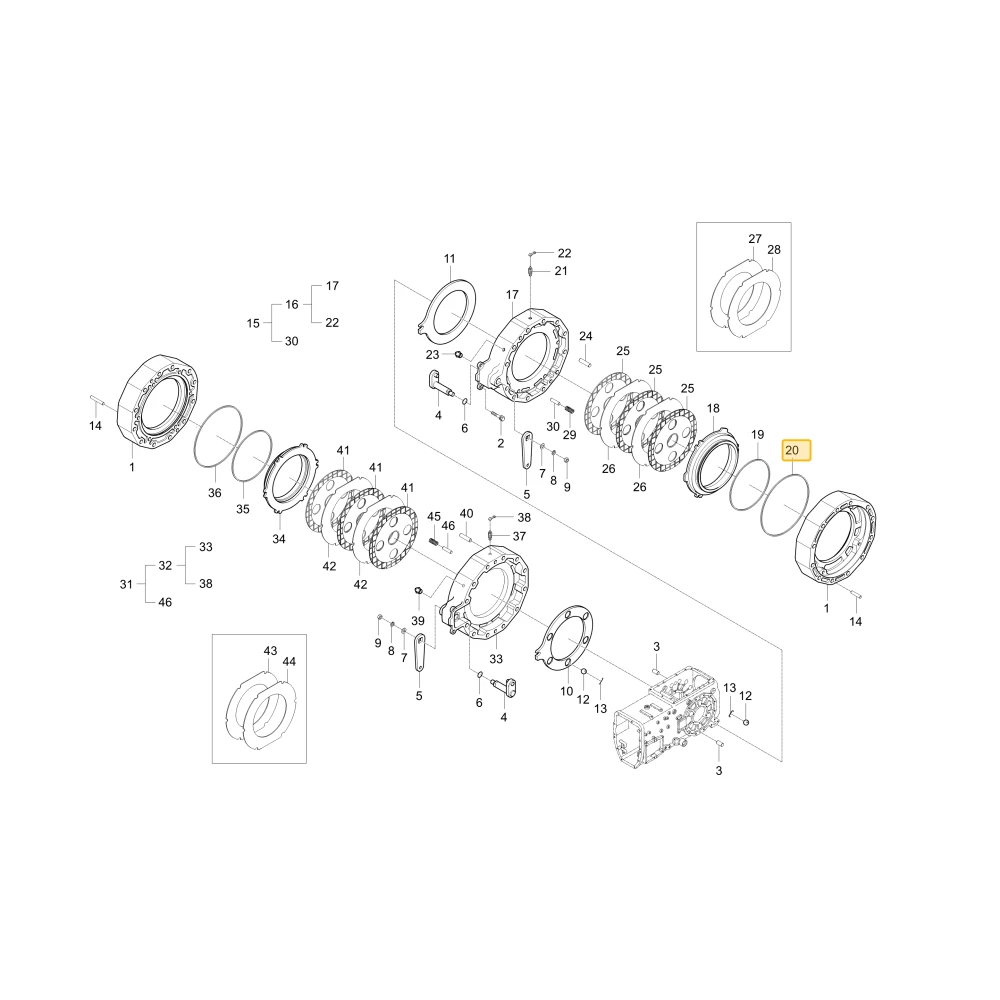 Pierścień tłoka KIOTI T4710-26461
