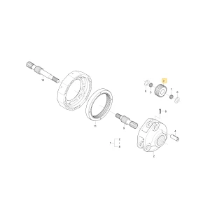 Koło zębate planetarne 27 KIOTI T4710-26811