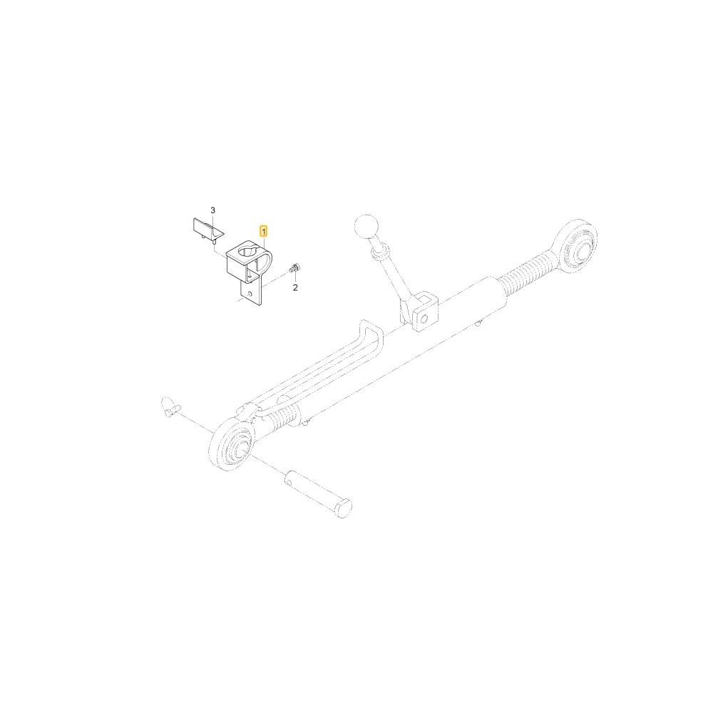 Wspornik górnego łącznika KIOTI T4710-66862BK