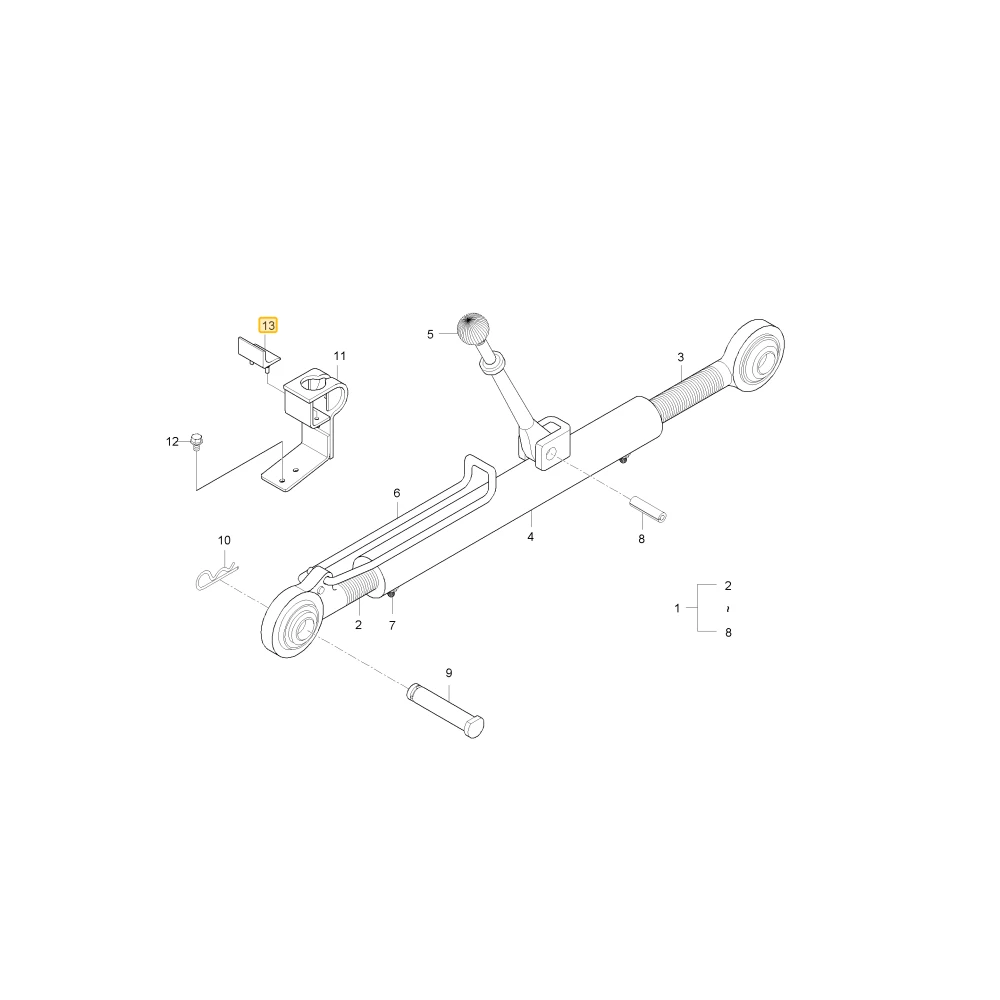 Poduszka gumowa KIOTI T4710-66871