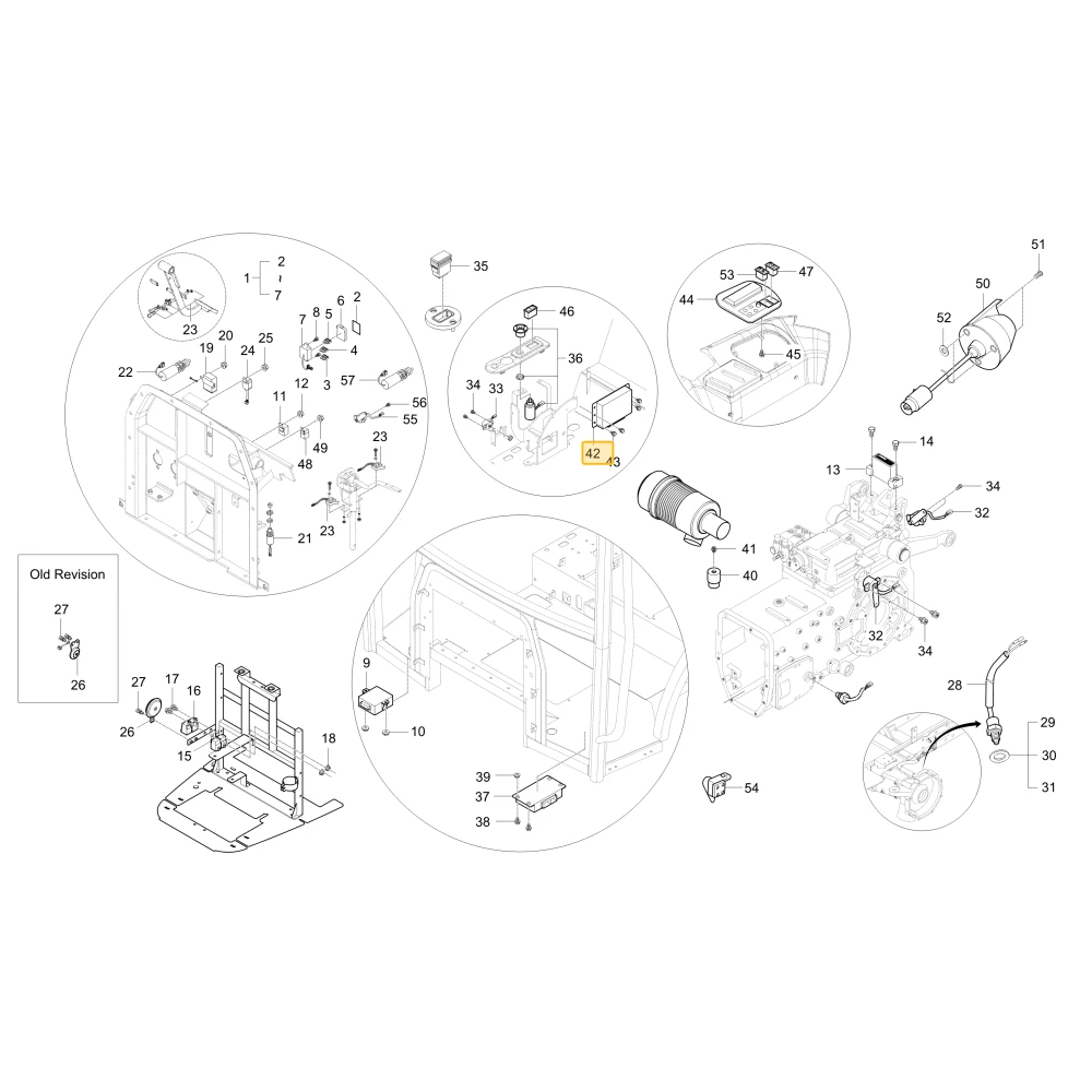 Sterownik zaczepu KIOTI T4710-69327