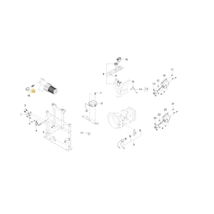 Adapter filtra powietrza powietrza KIOTI T4710-69521