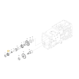 Koło zębate 17 KIOTI T4716-23711