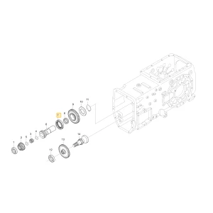Mechanizm zmiany biegów pełzający KIOTI T4716-23731