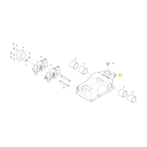 Korpus cylindra hydraulicznego KIOTI T4720-37113