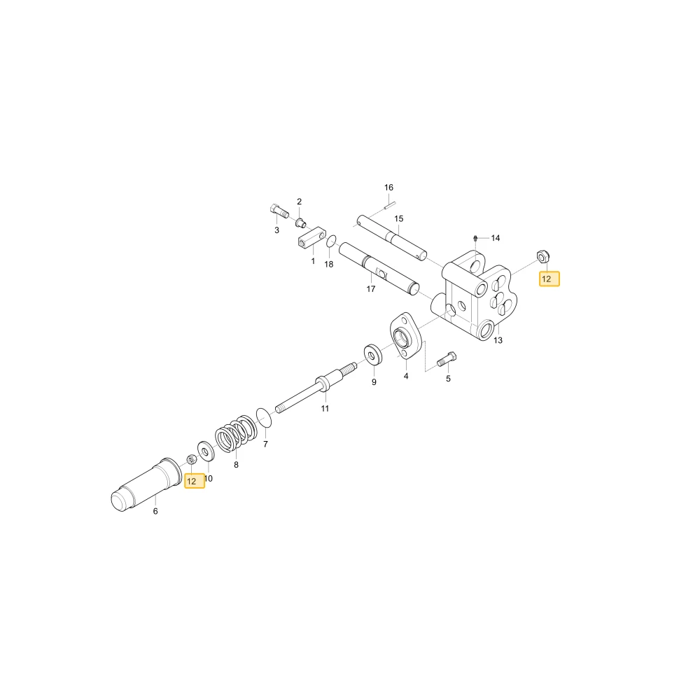 Nakrętka blokady KIOTI T4720-39831