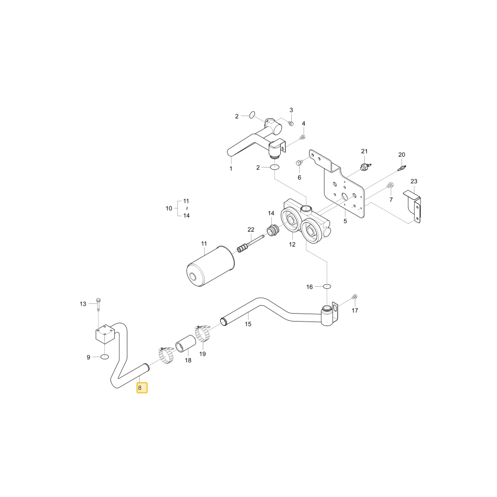 Rura ssąca L3 KIOTI T4750-38032