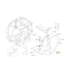 Uchwyt drzwi KIOTI T4750-51031