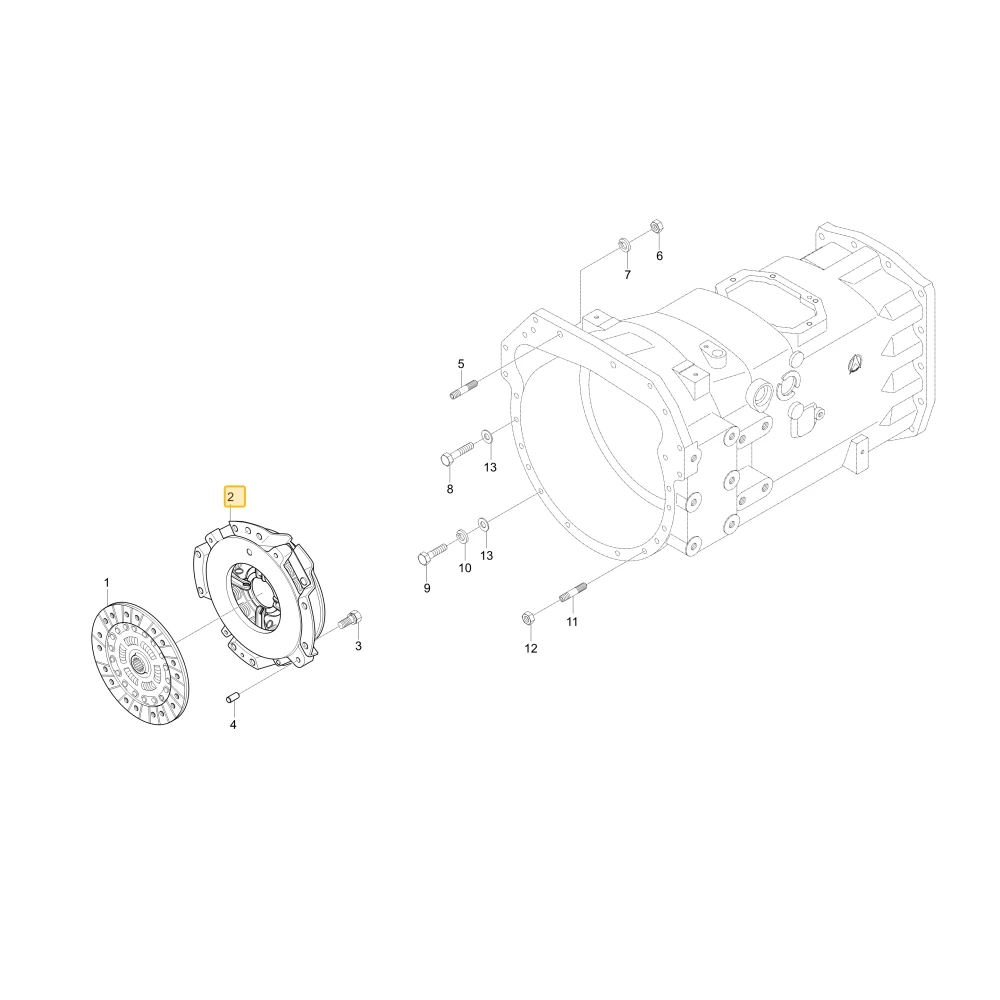 Pokrywa sprzęgła KIOTI T4810-14503