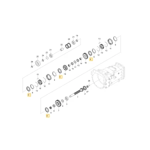 Piasta synchronizatora KIOTI T4810-21753