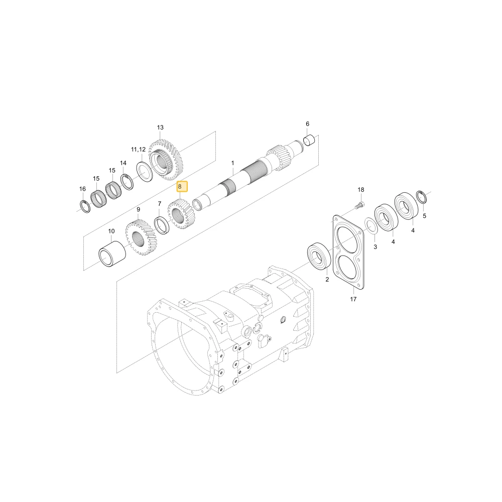Koło zębate 22 KIOTI T4810-22521