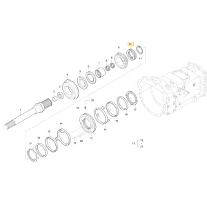 Piasta wielowypustu KIOTI T4810-22774