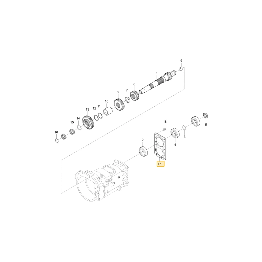 Uchwyt łożyska KIOTI T4810-22801