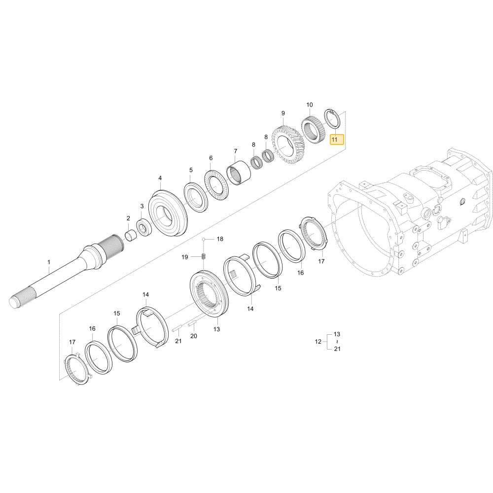 Pierścień zatrzasku KIOTI T4810-22812