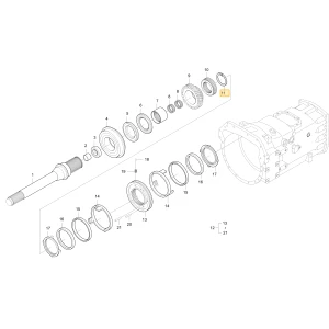 Pierścień zatrzasku KIOTI T4810-22812