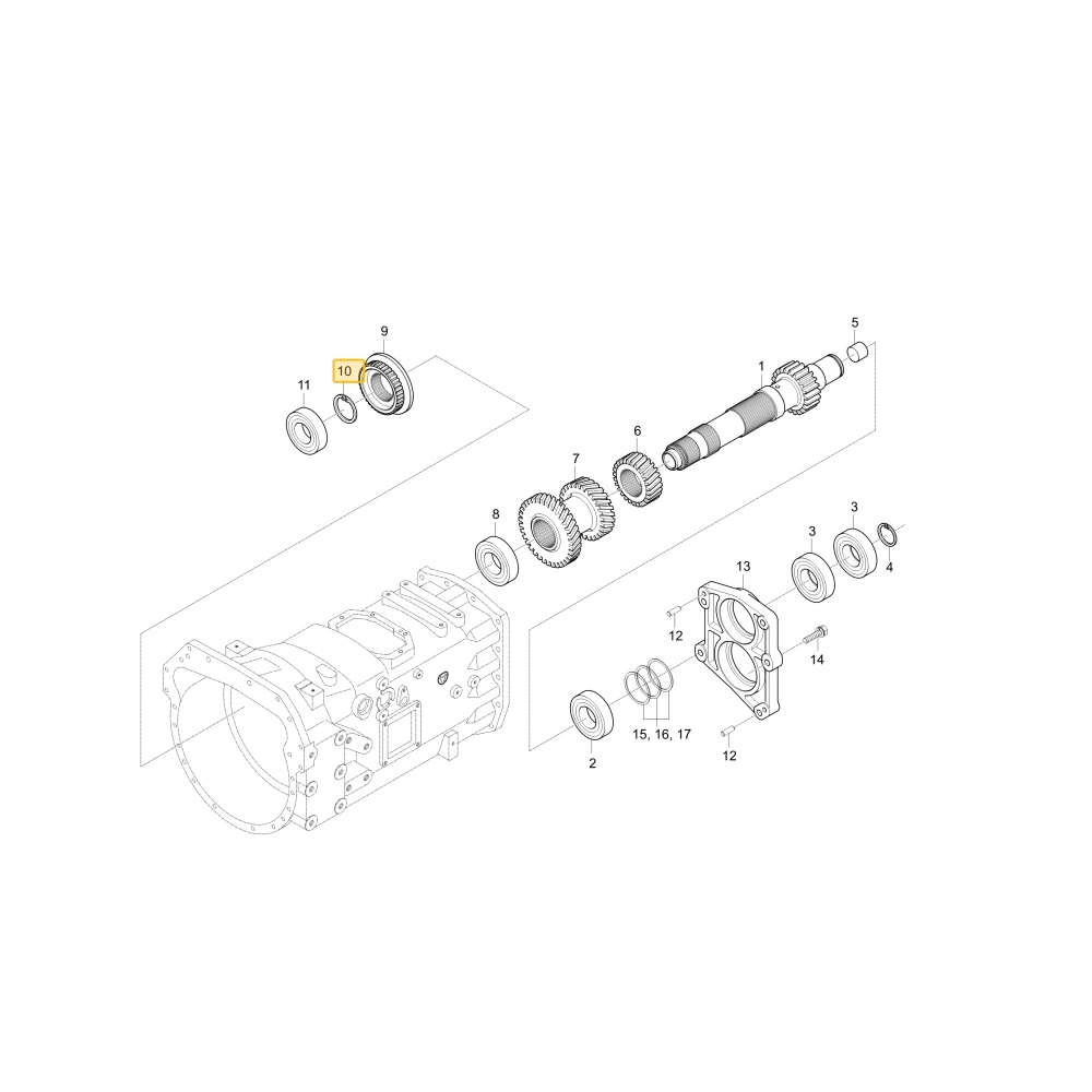 Pierścień zatrzasku KIOTI T4810-22822