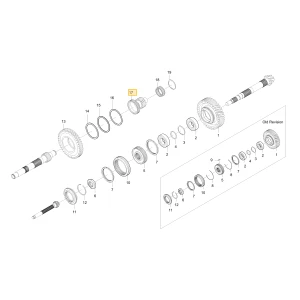Koło zębate 17 KIOTI T4810-23531