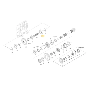 Łożysko rolki KIOTI T4810-23601
