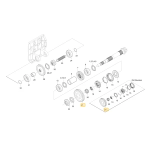 Koło zębate 37 KIOTI T4810-23684