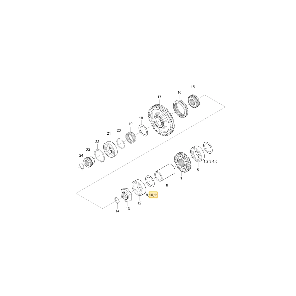 Podkładka regulacyjna 0.2 KIOTI T4810-23881
