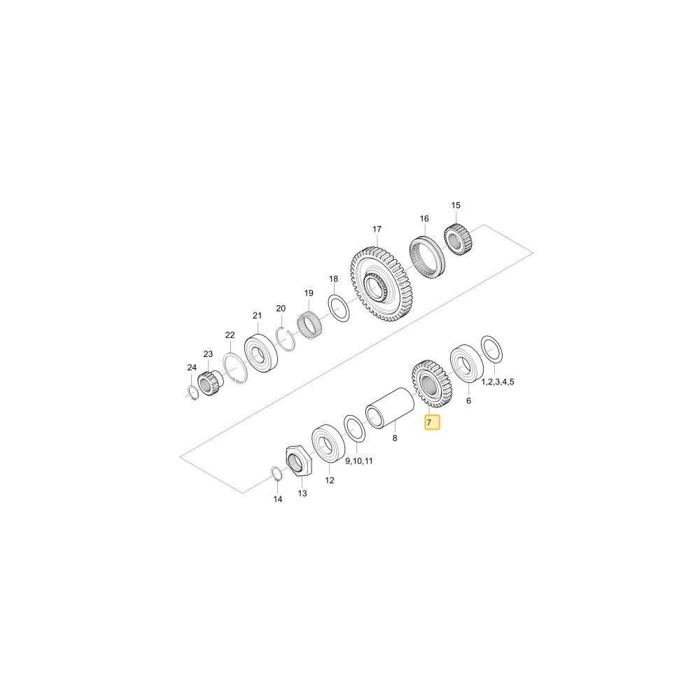 Koło zębate 30 KIOTI T4810-24512