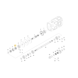 Występ wielowypustu 1 KIOTI T4810-24592