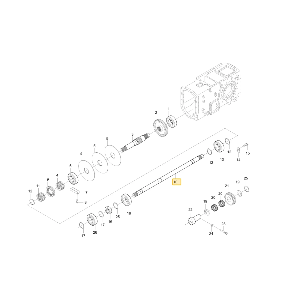 Wał 4WD 2 KIOTI T4810-24634