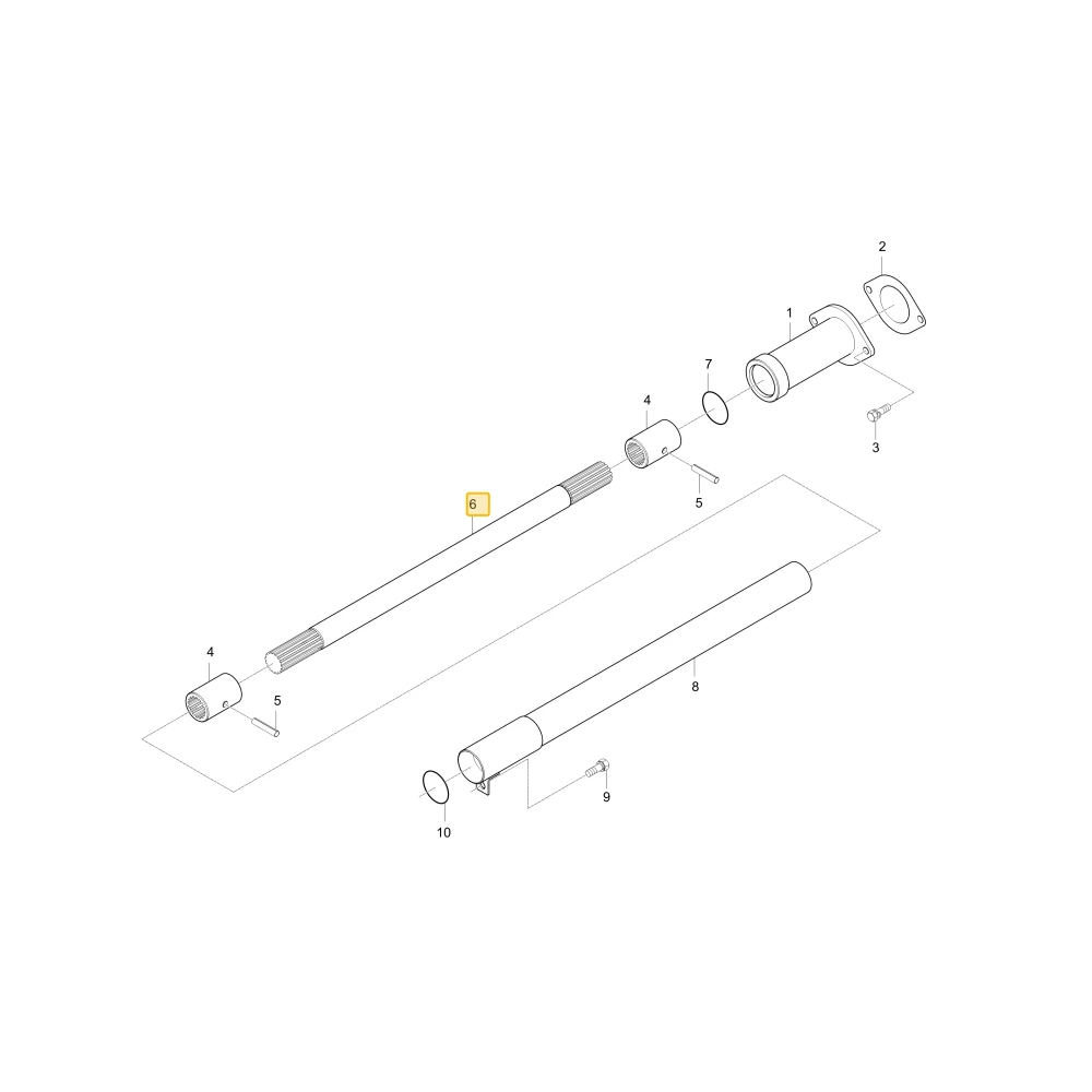 Wał 4WD 2 KIOTI T4810-24671