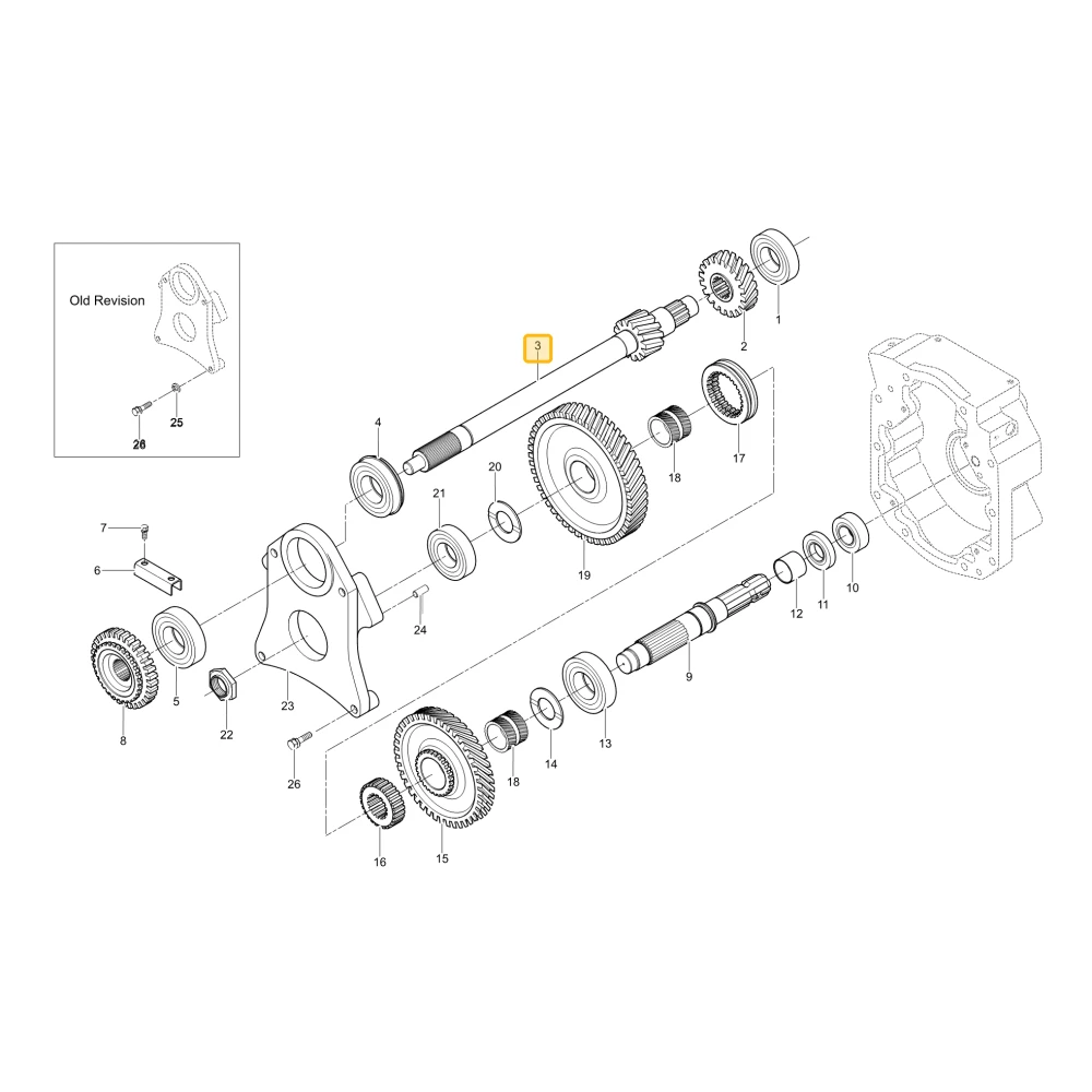 Wał napędowy WOM KIOTI T4810-25004