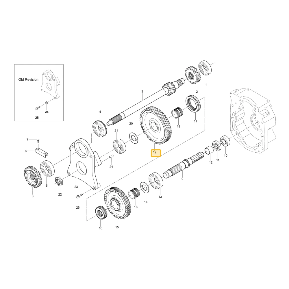 Koło zębate 49 KIOTI T4810-25083