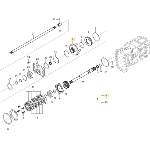 Korpus sprzęgła WOM KIOTI T4810-25613
