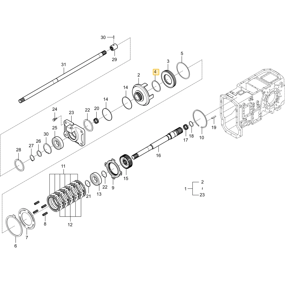 Pierścień tłoka KIOTI T4810-25631