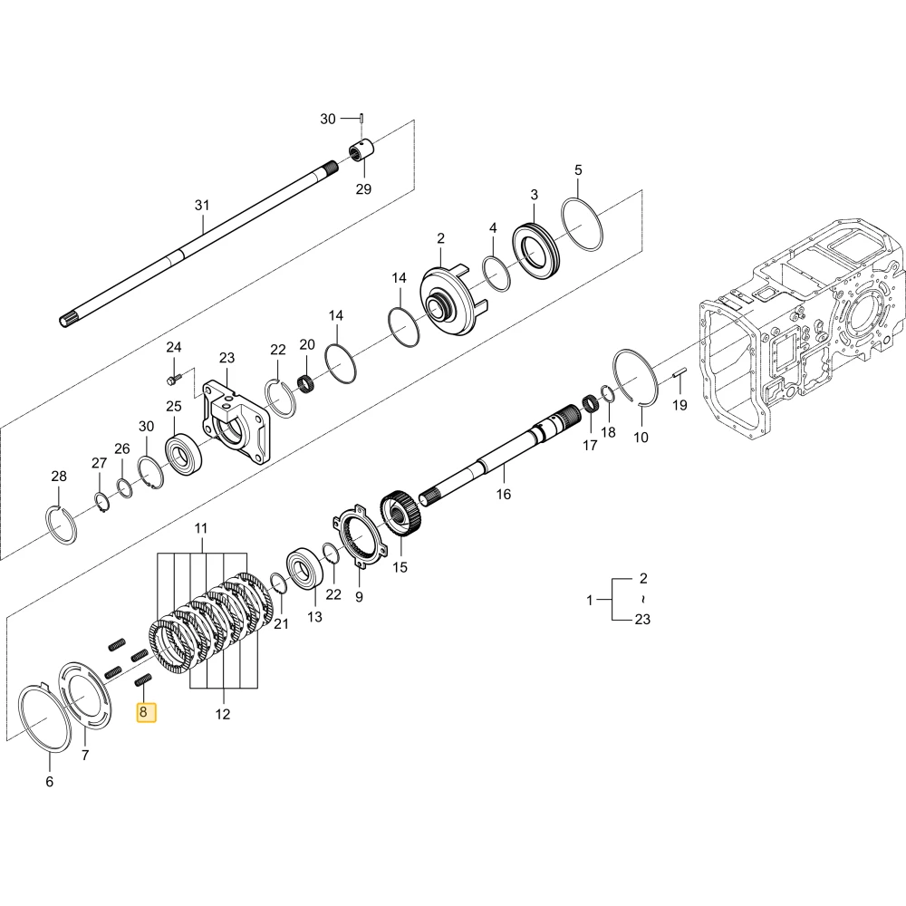 Sprężyna KIOTI T4810-25672