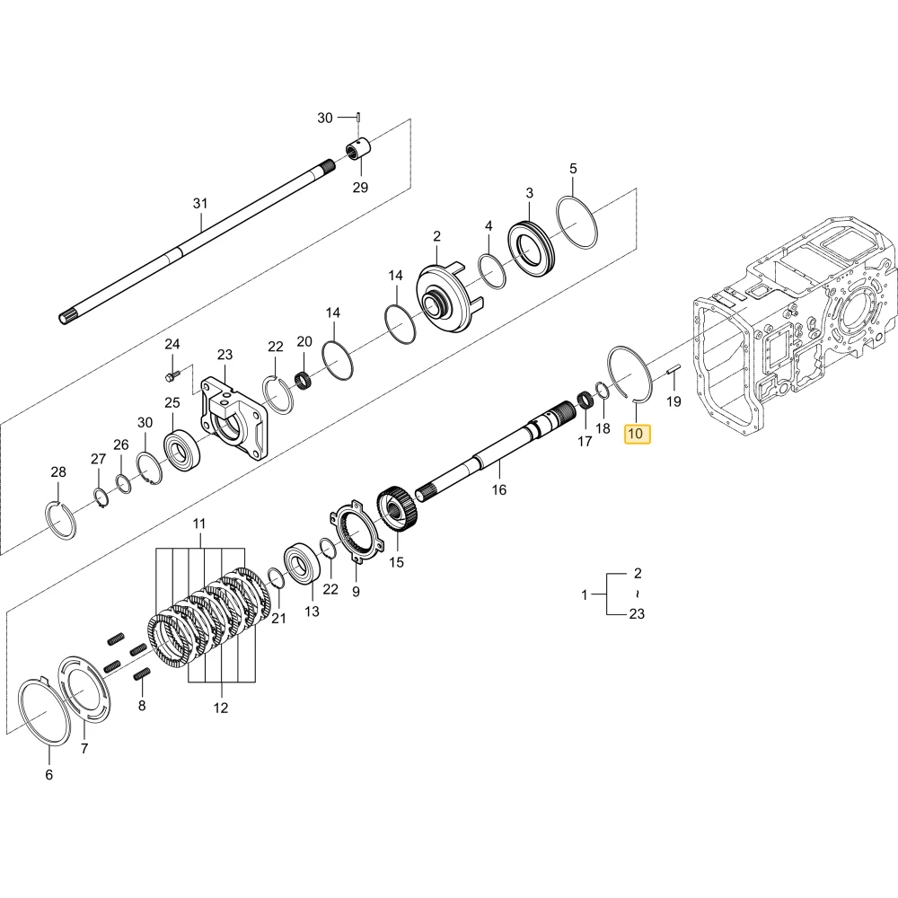 Pierścień zatrzasku KIOTI T4810-25693