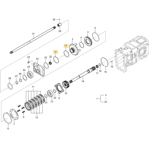 Pierścień uszczelniacza KIOTI T4810-25731