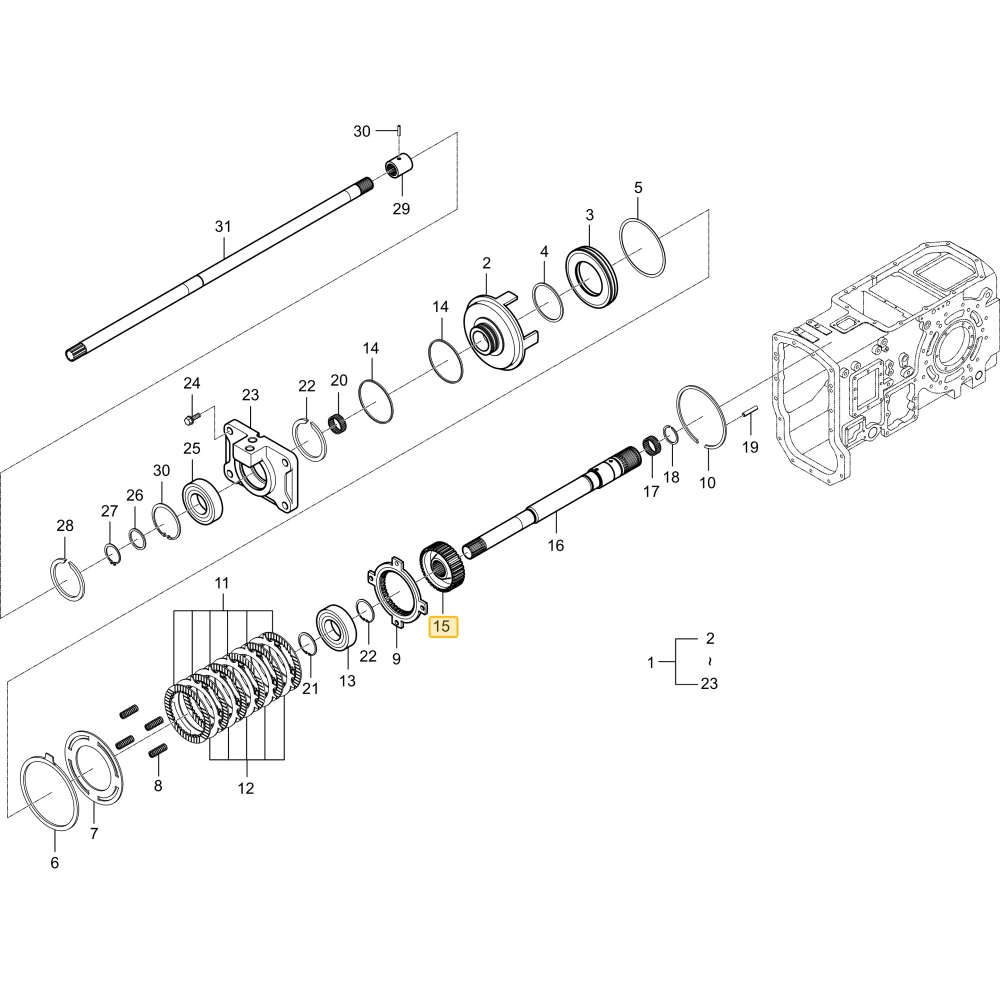 Piasta wielowypustu KIOTI T4810-25742