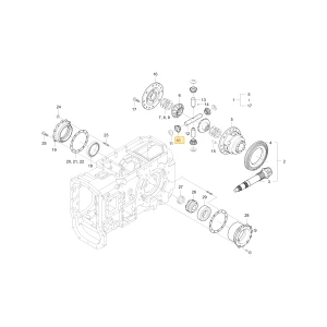 Zębnik mechanizmu różnicowego 13 KIOTI T4810-26191