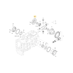 Obudowa prawego mechanizmu różnicowego KIOTI T4810-26213