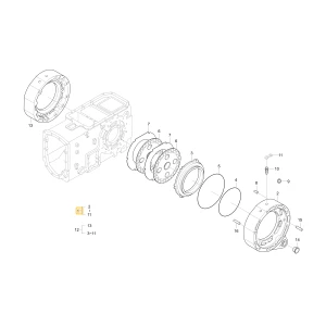 Obudowa lewego hamulca KIOTI T4810-26613