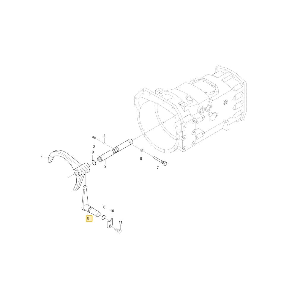 Ramię zmiany biegów 4WD KIOTI T4810-44314