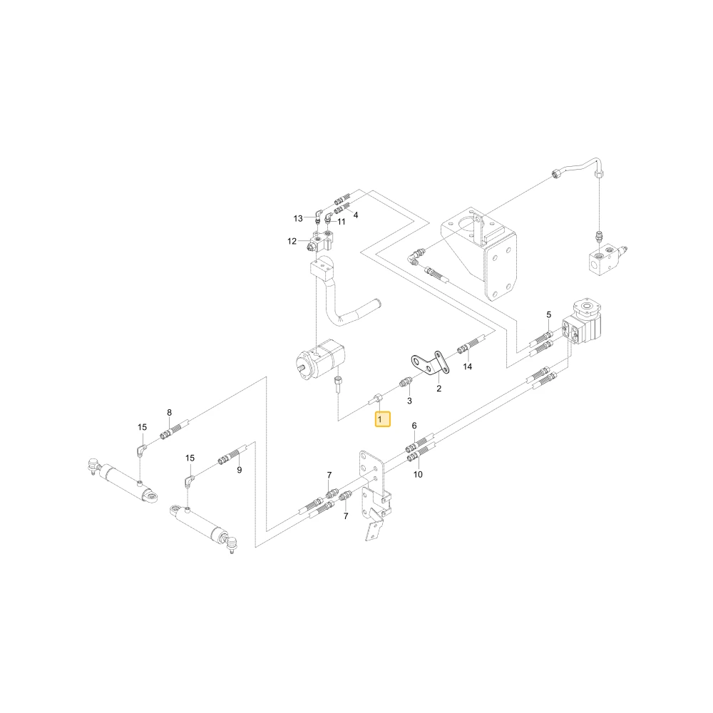 Rura kierownicza S0 KIOTI T4810-45335