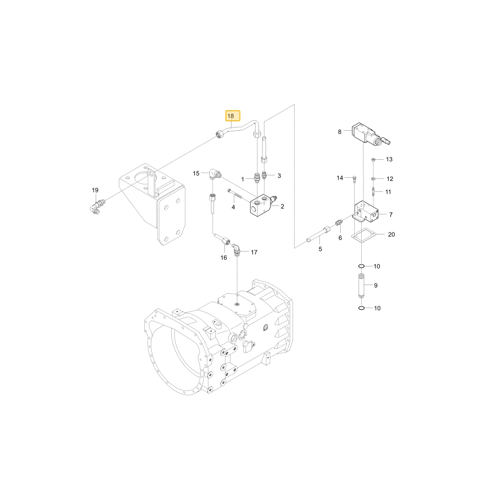 Rura kierownicza T KIOTI T4810-45462