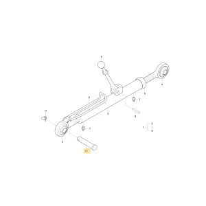 PIN, TOP LINK (sworzeń mocujący śrubę rzymską TUZ HX01/02) KIOTI T4810-91662